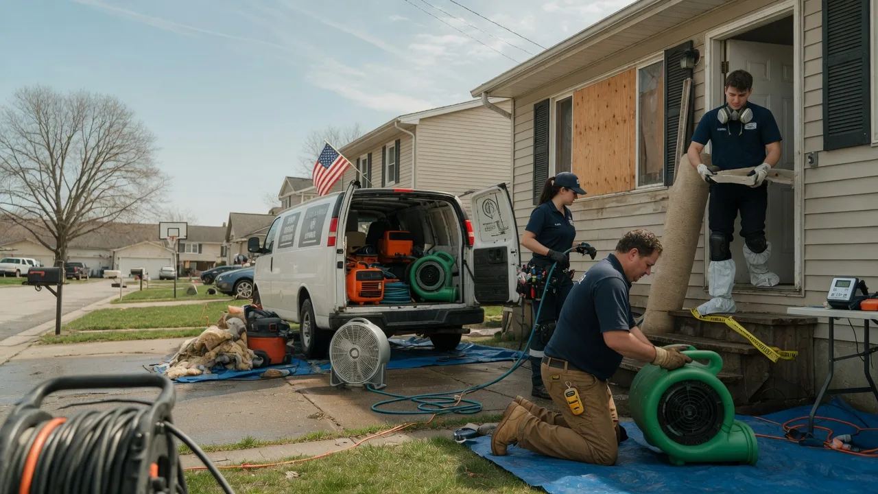 Water Damage Restoration in North Kingsville, OH near me